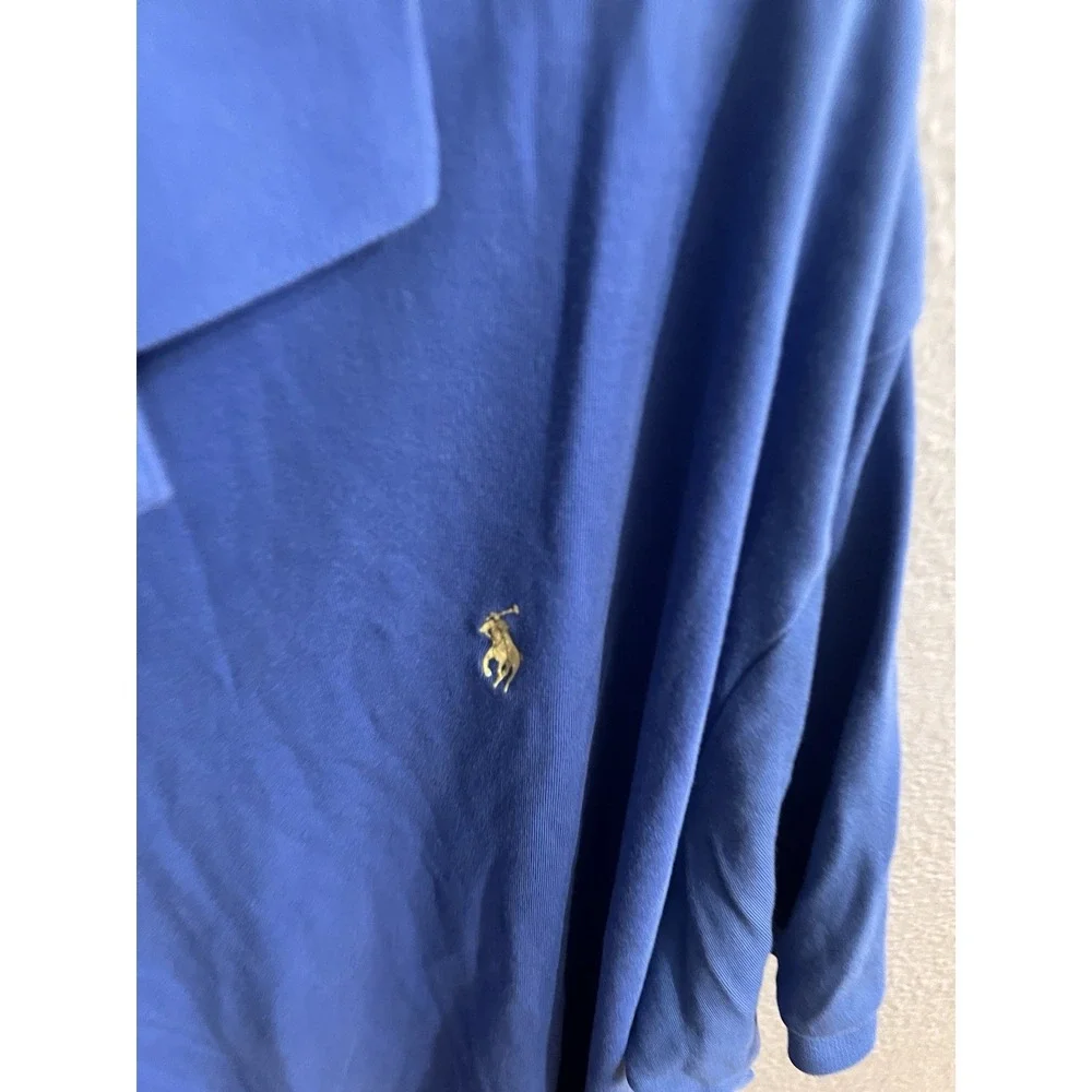 Polo Ralph Laureen Blue Polo‎ Short Sleeve Size XXL Vintage  Mens